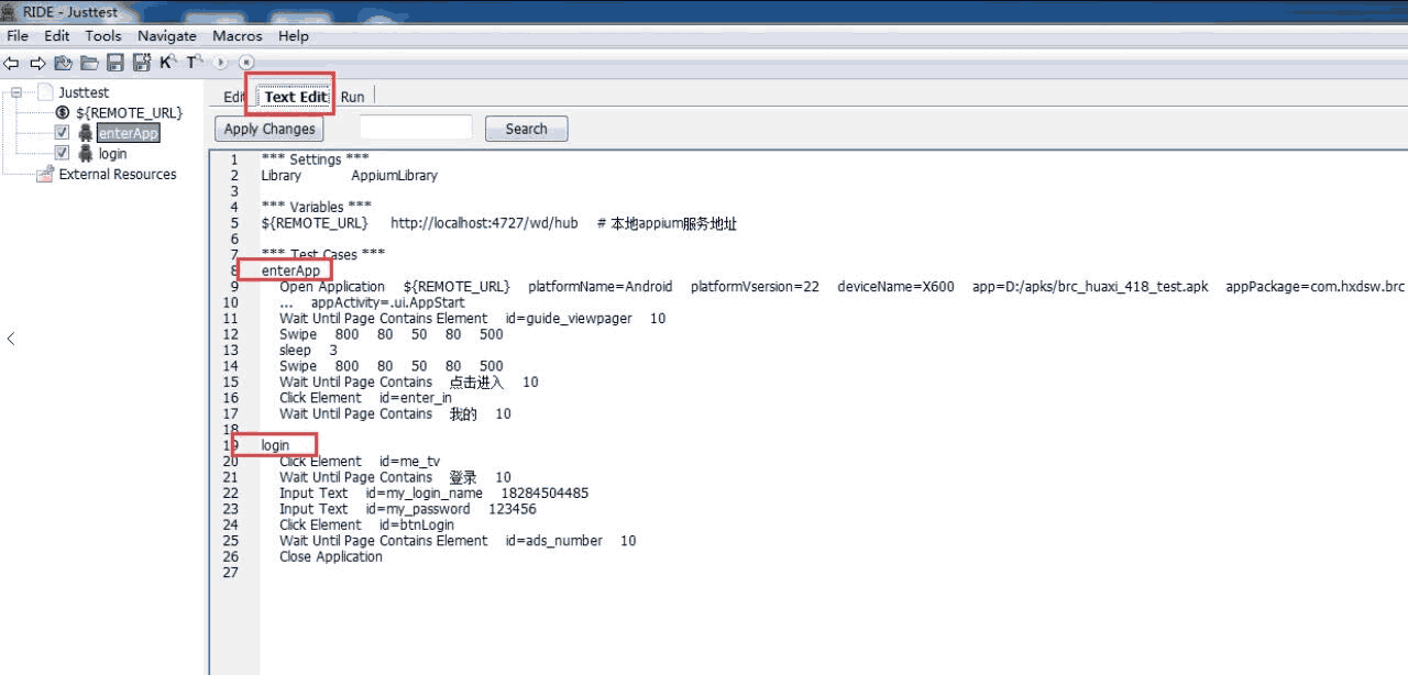 Windows下Robot与Appium做手机自动化测试