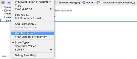Xcode调试小技巧